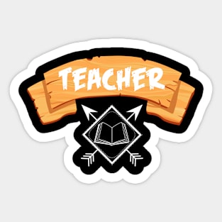 love to teachers Sticker